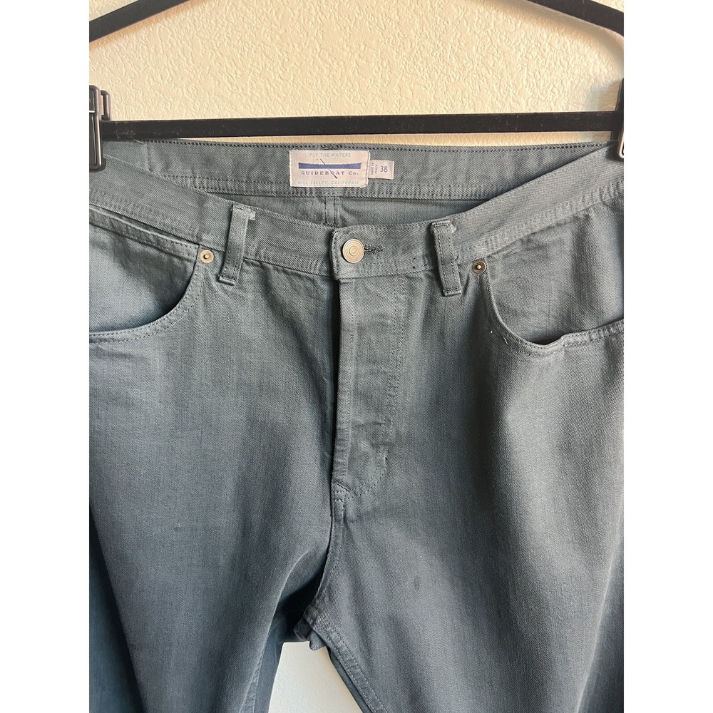 Guideboat Button-Fly Relaxed Fit Jeans Sz 38x34 - Picture 2 of 11